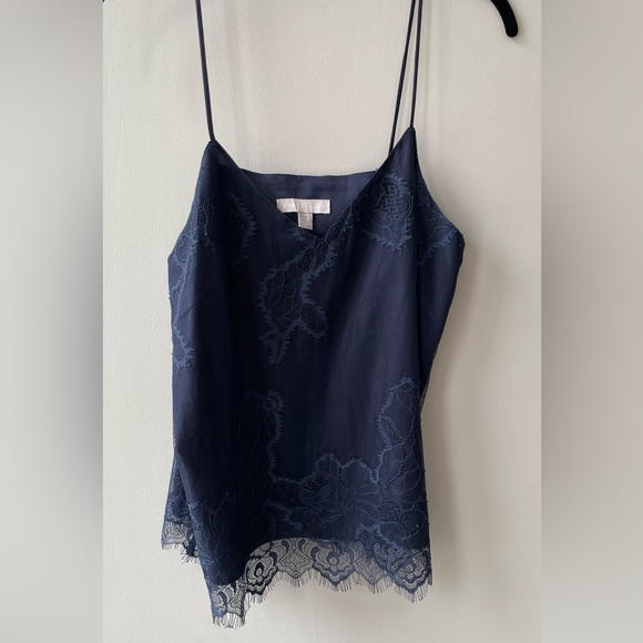 Navy lacy cami - Picture 1 of 3